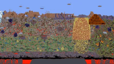World map of a Remix seed showing an inverted world layout